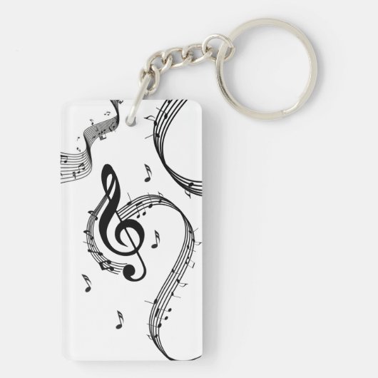 Climactic G Clef Sleutelhanger (achterkant)