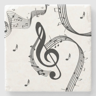 Climactic G Clef Stenen Onderzetter