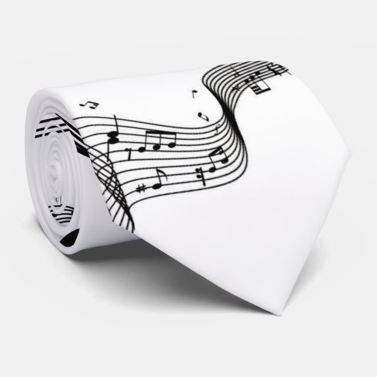 Climactic G Clef Stropdas (Opgerold)