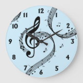 Climactisch G Clef Blue Grote Klok (Voorkant)