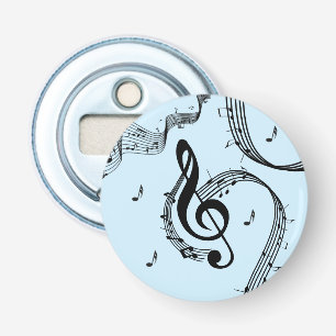 Climactisch G Clef Music Blue Button Flesopener