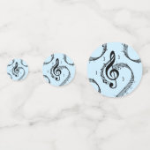 Climactisch G Clef Music Blue Confetti (Voorkanten)