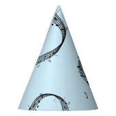 Climactisch G Clef Music Blue Feesthoedjes (Links)