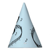 Climactisch G Clef Music Blue Feesthoedjes (Rechts)