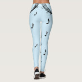 Climactisch G Clef Music Blue Leggings (Achterkant)