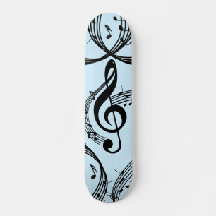 Climactisch G Clef Music Blue Persoonlijk Skateboard