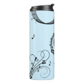 Climactisch G Clef Music Blue Thermosbeker (Gedraaid links)