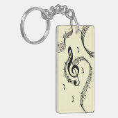 Climactisch G Clef Yellow Sleutelhanger (Voorkant Links)