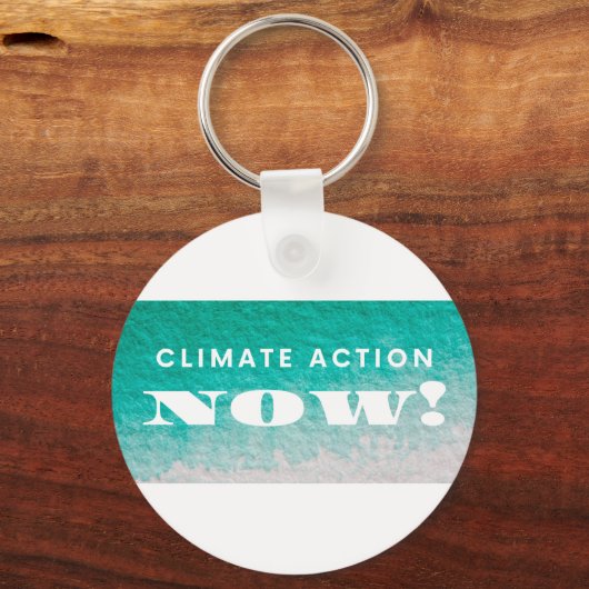 Climate Action Now Sleutelhanger (Voorkant)
