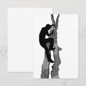 Climate ber Bouldering RSVP-kaart RSVP Kaartje (Voorkant / Achterkant)