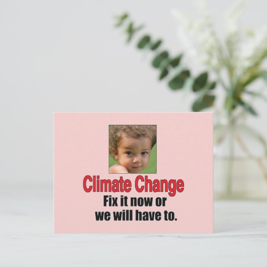 Climate Change Briefkaart (Staand voorkant)