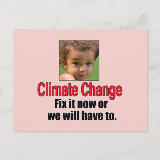 Climate Change Briefkaart (Voorkant)