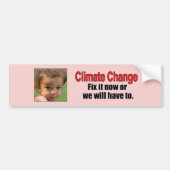 Climate Change Bumpersticker (Voorkant)