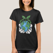 Climate Change Cool Environmentalist  Earth Day Ev T-shirt (Voorkant)