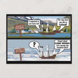 CLIMATE CHANGE JOKE BRIEFKAART