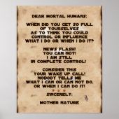 Climate Change Poster (Voorkant)