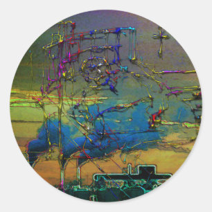 Climate Change Ronde Sticker