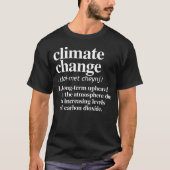 Climate Change T-shirt (Voorkant)