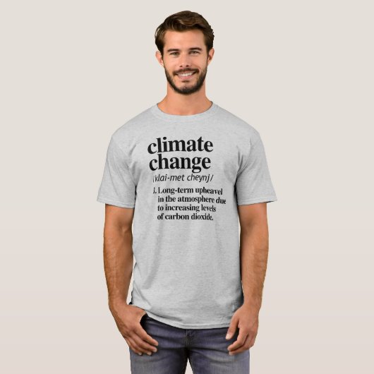 Climate Change T-shirt (Voorkant volledig)