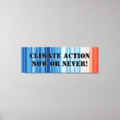 Climate Emergency Panoramic Canvas - Extra Wide (Voorkant)