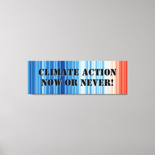 Climate Emergency Panoramic Canvas - Extra Wide (Voorkant)