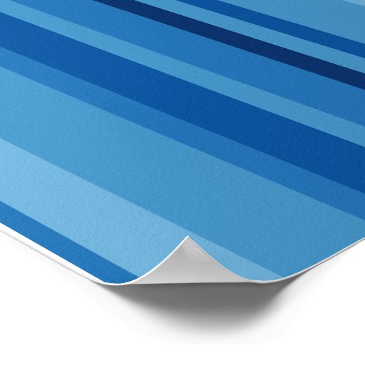 Climate Emergency Stripes Poster Science Wall Art (Hoek)