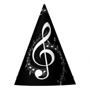 Climate G Clef Music Black Feesthoedjes