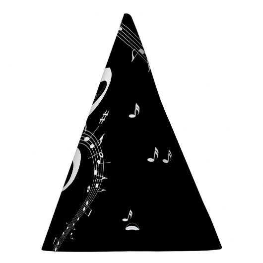 Climate G Clef Music Black Feesthoedjes (Rechts)