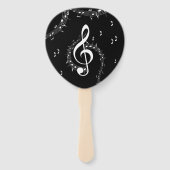 Climate G Clef Music Black Handwaaier (Achterkant)