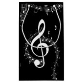 Climate G Clef Music Black Klein Cadeauzakje (Achterkant)