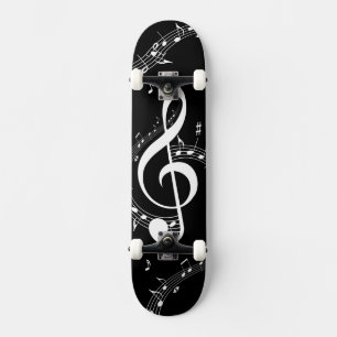 Climate G Clef Music Black Persoonlijk Skateboard