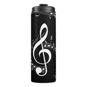 Climate G Clef Music Black Thermosbeker