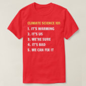 Climate Science 101 Design T-shirt (Design voorkant)