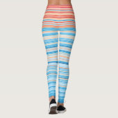 Climate Stripes Germany 1881-2018 Leggings (Achterkant)