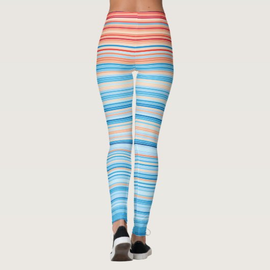 Climate Stripes Germany 1881-2018 Leggings (Achterkant)