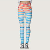 Climate Stripes Germany 1881-2018 Leggings (Voorkant)