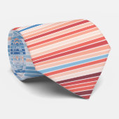 Climate Stripes Krawatte Deutschland 1881-2019 Stropdas (Opgerold)