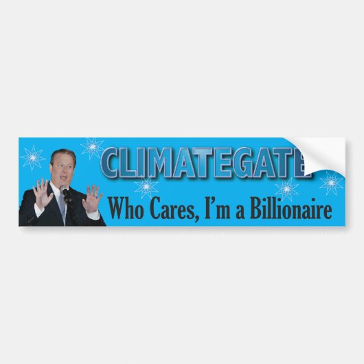 Climategate Bump2 Bumpersticker (Voorkant)