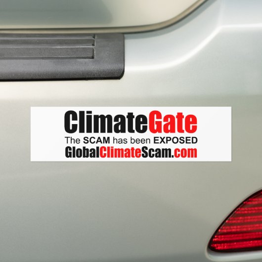 ClimateGate Bumpersticker (Op auto)
