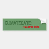 CLIMATEGATE:, eis de waarheid Bumpersticker (Voorkant)