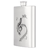 Climatologische G-sleutel muziekmonogram Flacon (Links)