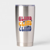 Climb Cats Vintage Color Edition Geïsoleerde Drinkbeker (Achterkant)
