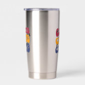 Climb Cats Vintage Color Edition Geïsoleerde Drinkbeker (Rechts)