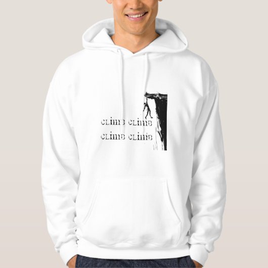 Climb Climb Climb Climb Hoodie (Voorkant)
