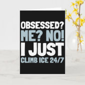 Climb Climber - Ice Climbing _2  Kaart (Gele Bloem)