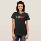 Climb Climber Sport Climbing Bouldering T-shirt (Voorkant volledig)