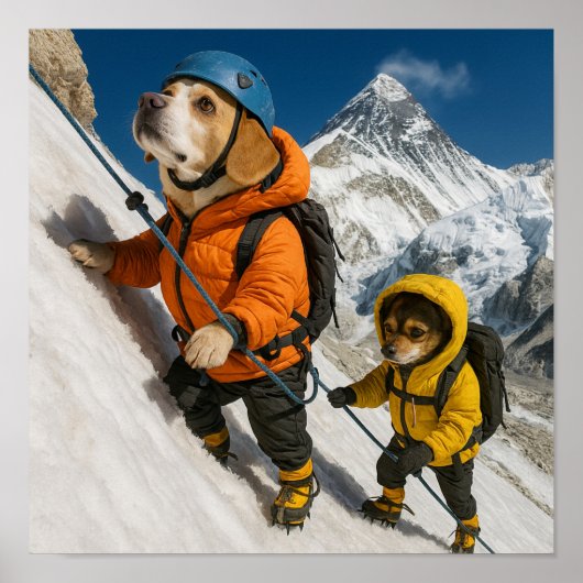 "Climb Every Mountain" Poster (Voorkant)