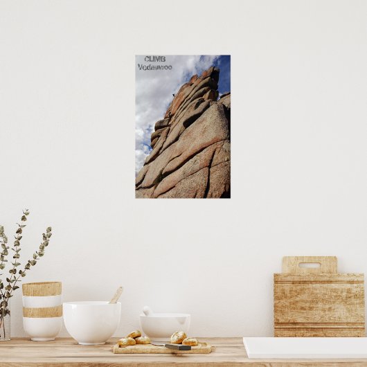 CLIMB Vedauwoo Poster (Keuken)