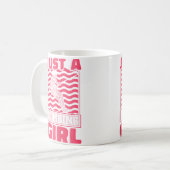 Climber Rock Mountaineer Climb Just A Climbing Gir Koffiemok (Voorkant links)