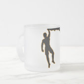 Climbers coffee mug matglas koffiemok (Voorkant links)